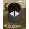 image:imageHurley Mens Baseball Cap  Lightweight Curved Bill H2O Dri Fitted Caps for MenBlack Heather