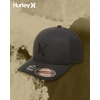 image:imageHurley Mens Baseball Cap  Lightweight Curved Bill H2O Dri Fitted Caps for MenBlack Heather