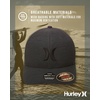 image:imageHurley Mens Baseball Cap  Lightweight Curved Bill H2O Dri Fitted Caps for MenBlack Heather