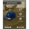 image:imageHurley Mens Baseball Cap  Lightweight Curved Bill H2O Dri Fitted Caps for MenBlue