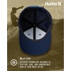 image:imageHurley Mens Baseball Cap  Lightweight Curved Bill H2O Dri Fitted Caps for MenBlue