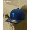 image:imageHurley Mens Baseball Cap  Lightweight Curved Bill H2O Dri Fitted Caps for MenBlue