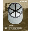 image:imageHurley Mens Baseball Cap  Lightweight Curved Bill H2O Dri Fitted Caps for MenDark Smoke Grey