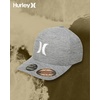 image:imageHurley Mens Baseball Cap  Lightweight Curved Bill H2O Dri Fitted Caps for MenDark Smoke Grey