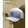 image:imageHurley Mens Baseball Cap  Lightweight Curved Bill H2O Dri Fitted Caps for MenGrey Heather