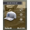image:imageHurley Mens Baseball Cap  Lightweight Curved Bill H2O Dri Fitted Caps for MenGrey Heather