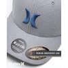 image:imageHurley Mens Baseball Cap  Lightweight Curved Bill H2O Dri Fitted Caps for MenGrey Heather