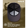 image:imageHurley Mens Baseball Cap  Lightweight Curved Bill H2O Dri Fitted Caps for MenStone