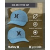 image:imageHurley Mens Baseball Cap  Lightweight Curved Bill H2O Dri Fitted Caps for MenValerian Blue