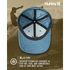 image:imageHurley Mens Baseball Cap  Lightweight Curved Bill H2O Dri Fitted Caps for MenValerian Blue