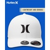 image:imageHurley Mens Baseball Cap  Lightweight Curved Bill H2O Dri Fitted Caps for MenWhiteBlack