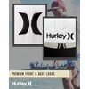 image:imageHurley Mens Baseball Cap  Lightweight Curved Bill H2O Dri Fitted Caps for MenWhiteBlack