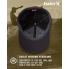 image:imageHurley Mens Baseball Cap  Moisture Wicking Curved Brim Flexfit Fitted Hats for Men with H2ODri Sweatband Sizes SXLBlackRed