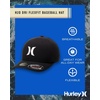 image:imageHurley Mens Baseball Cap  Moisture Wicking Curved Brim Flexfit Fitted Hats for Men with H2ODri Sweatband Sizes SXLBlackWhite