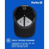 image:imageHurley Mens Baseball Cap  Moisture Wicking Curved Brim Flexfit Fitted Hats for Men with H2ODri Sweatband Sizes SXLBlackWhite
