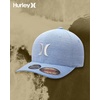 image:imageHurley Mens Baseball Cap  Moisture Wicking Curved Brim Flexfit Fitted Hats for Men with H2ODri Sweatband Sizes SXLPacific Blue