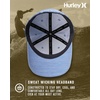 image:imageHurley Mens Baseball Cap  Moisture Wicking Curved Brim Flexfit Fitted Hats for Men with H2ODri Sweatband Sizes SXLPacific Blue