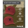 image:imageHurley Mens Baseball Cap  Moisture Wicking Curved Brim Flexfit Fitted Hats for Men with H2ODri Sweatband Sizes SXLRed