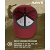 image:imageHurley Mens Baseball Cap  Moisture Wicking Curved Brim Flexfit Fitted Hats for Men with H2ODri Sweatband Sizes SXLRed
