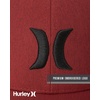 image:imageHurley Mens Baseball Cap  Moisture Wicking Curved Brim Flexfit Fitted Hats for Men with H2ODri Sweatband Sizes SXLRed