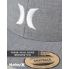 image:imageHurley Mens Caps  Del Mar Mesh Panel Baseball Cap Trucker Hat  Snap Back Hats for MenCool Grey Heather