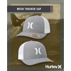image:imageHurley Mens Caps  Del Mar Mesh Panel Baseball Cap Trucker Hat  Snap Back Hats for MenCool Grey Heather