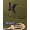image:imageHurley Mens Caps  Del Mar Mesh Panel Baseball Cap Trucker Hat  Snap Back Hats for MenOlive Canvas