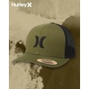 image:imageHurley Mens Caps  Del Mar Mesh Panel Baseball Cap Trucker Hat  Snap Back Hats for MenOlive Canvas