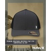 image:imageHurley Mens Caps  Mini Icon Mesh Panel Baseball Cap  Fitted Hats for MenBlackGrey