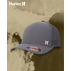 image:imageHurley Mens Caps  Mini Icon Mesh Panel Baseball Cap  Fitted Hats for MenDark Grey