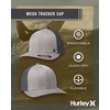 image:imageHurley Mens Caps  Mini Icon Mesh Panel Baseball Cap  Fitted Hats for MenGrey Heather