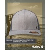 image:imageHurley Mens Caps  Mini Icon Mesh Panel Baseball Cap  Fitted Hats for MenGrey Heather