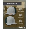 image:imageHurley Mens Caps  Mini Icon Mesh Panel Baseball Cap  Fitted Hats for MenHunter Green