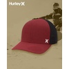 image:imageHurley Mens Caps  Mini Icon Mesh Panel Baseball Cap  Fitted Hats for MenRed