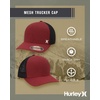 image:imageHurley Mens Caps  Mini Icon Mesh Panel Baseball Cap  Fitted Hats for MenRed