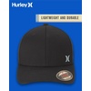 image:imageHurley Mens Hat  Curved Brim Stretch Fitted CapBlack