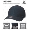 image:imageHurley Mens Hat  Curved Brim Stretch Fitted CapBlackGreen