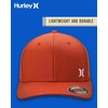 image:imageHurley Mens Hat  Curved Brim Stretch Fitted CapMagic Ember