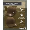 image:imageHurley Mens Hat  Curved Brim Stretch Fitted CapOlive