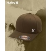 image:imageHurley Mens Hat  Curved Brim Stretch Fitted CapOlive