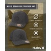 image:imageHurley Mens Hat  Oceanside Flex Fitted Trucker HatBlack
