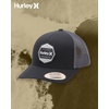 image:imageHurley Mens Hat  Oceanside Flex Fitted Trucker HatBlackGrey