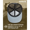 image:imageHurley Mens Hat  Oceanside Flex Fitted Trucker HatGrey Heather