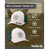 image:imageHurley Mens Hat  Oceanside Flex Fitted Trucker HatWheat