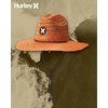 image:imageHurley Mens Straw Hat  Weekender Natural Straw Hat with Medium Brim and Chin Strap  Beach Fishing Sun Hats for MenBrown