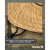image:imageHurley Mens Straw Hat  Weekender Natural Straw Hat with Medium Brim and Chin Strap  Beach Fishing Sun Hats for MenKhaki