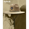 image:imageHurley Mens Straw Hat  Weekender Natural Straw Hat with Medium Brim and Chin Strap  Beach Fishing Sun Hats for MenNeptune Green