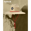 image:imageHurley Mens Straw Hat  Weekender Natural Straw Hat with Medium Brim and Chin Strap  Beach Fishing Sun Hats for MenRed