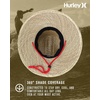 image:imageHurley Mens Straw Hat  Weekender Natural Straw Hat with Medium Brim and Chin Strap  Beach Fishing Sun Hats for MenRed