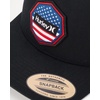 image:imageHurley Mens Trucker Hat  Flat Brim Mesh Baseball Cap and Hats for Men with Adjustable Snapback ClosureBlack
